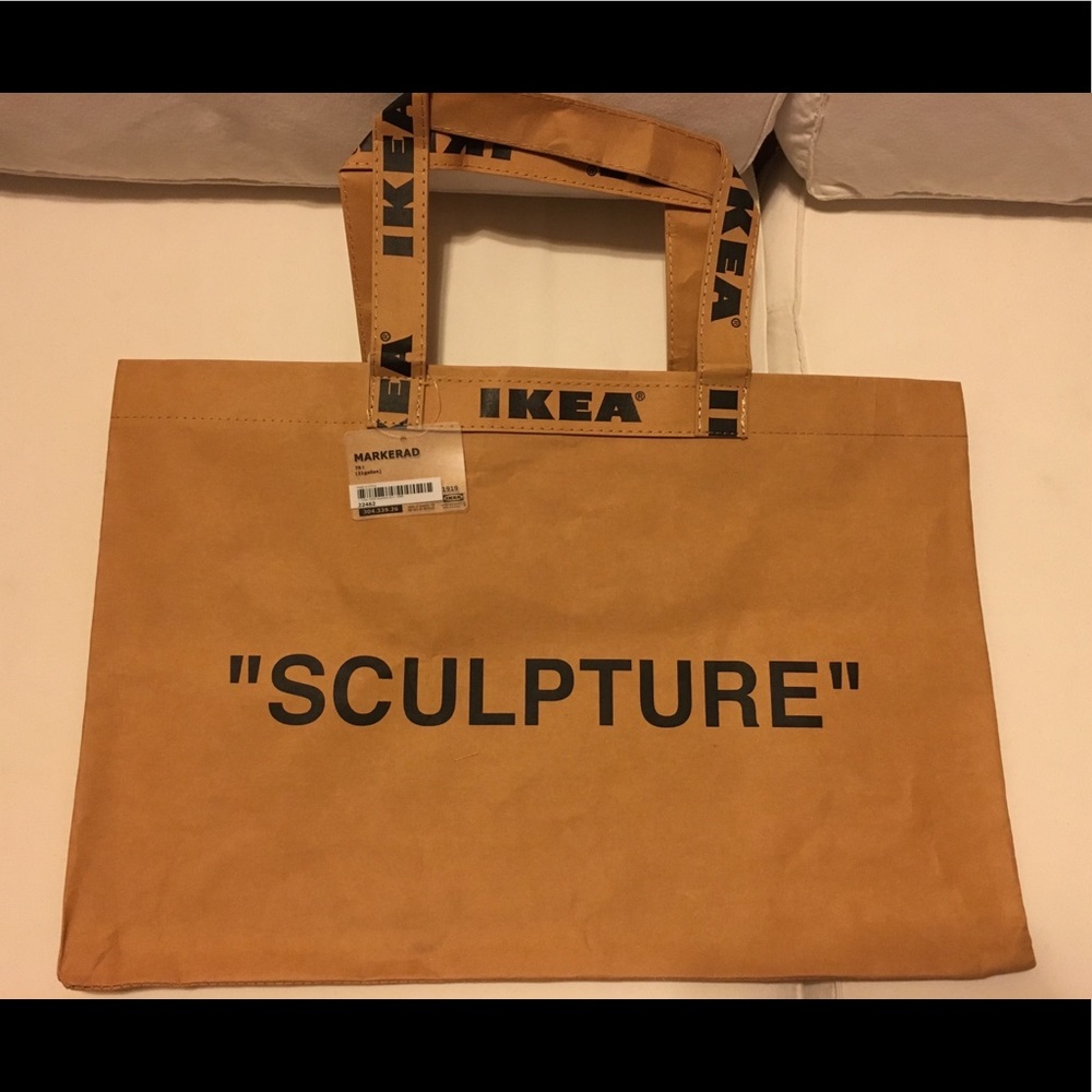 Set of 1 IKEA x Virgil Abloh Bag Tote